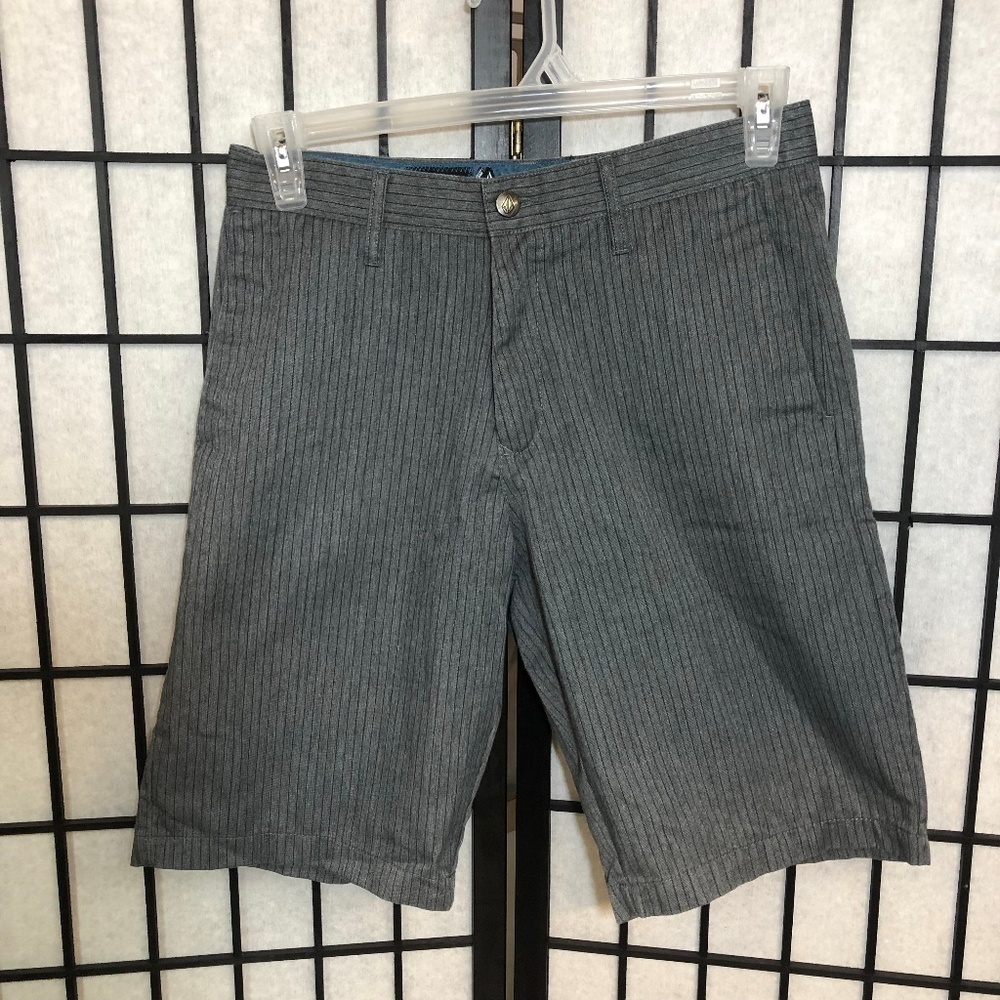 Volcom Corpo Class Pinstriped Shorts Size 30